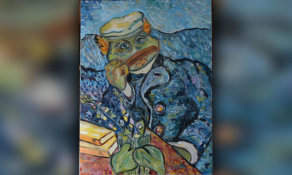 Копия картины Винсента Ван Гога «Портрет доктора Гаше» с Пепе