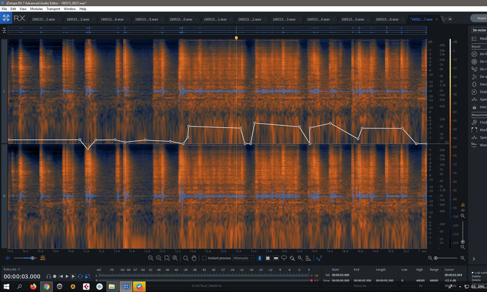 Обработка звука в iZotope RX